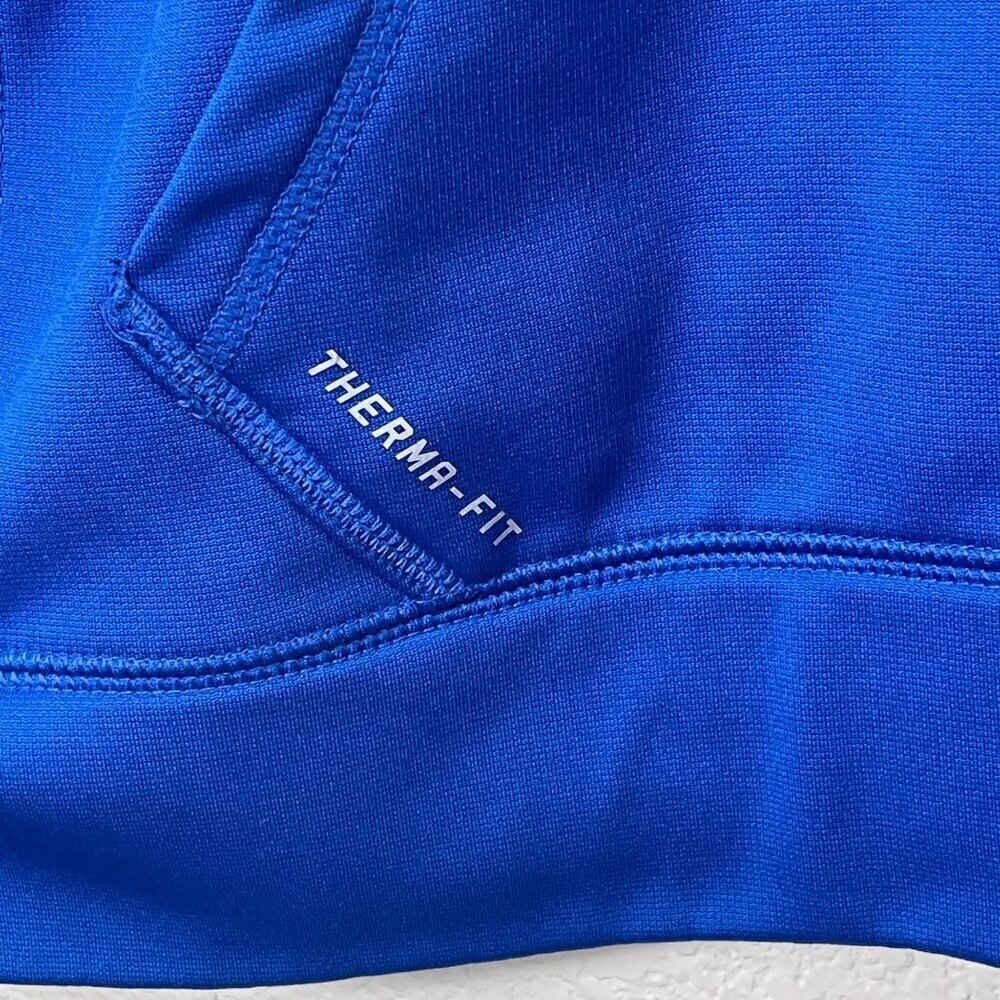 Nike Hyper Blue Hoodie Pullover Thermal Fit Men's Size XL - Picture 8 of 11